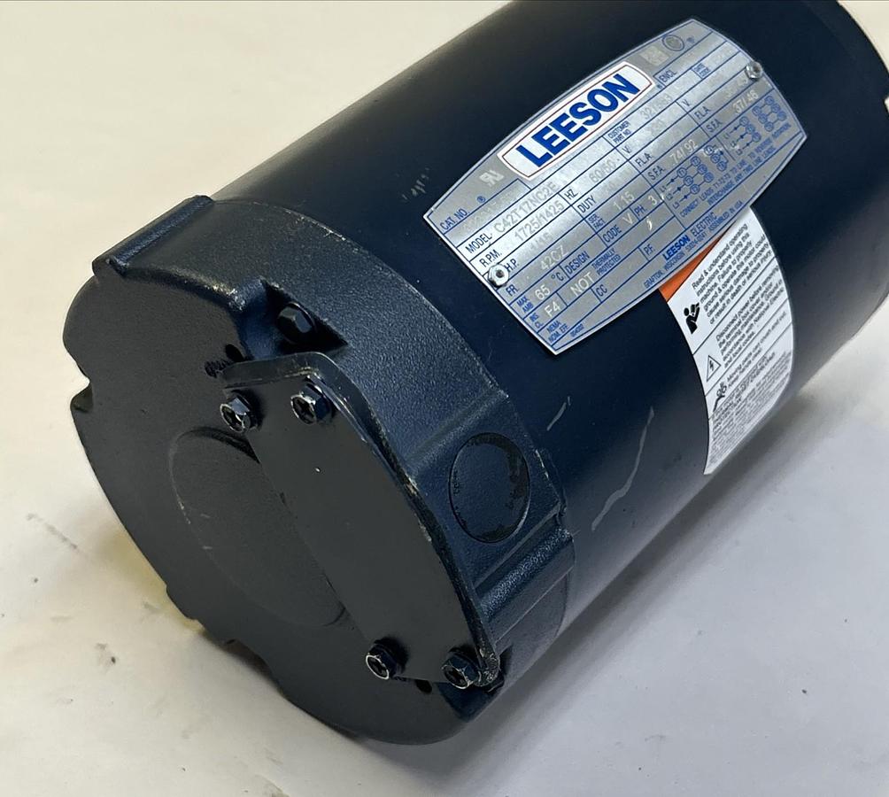 Used LEESON,092017.00,AC MOTOR C42T17NC2E 1/15HP 1725/1425RPM 460V 42CZ FRAME