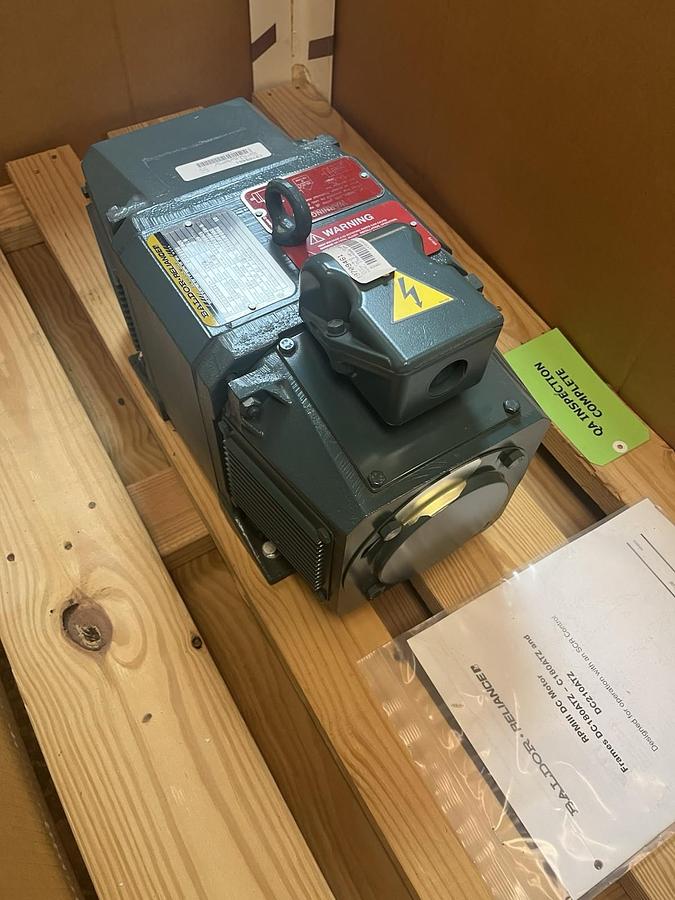 Used BALDOR,D1803R,DP DC MOTOR 3HP 1750RPM 180VDC FR DC0189ATY
