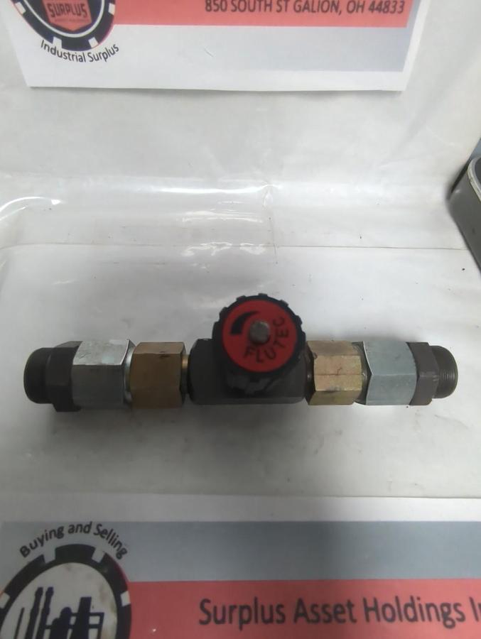 Used FLUTEC,DV-12-1.1/12V,FLOW CONTROL VALVE ASSEMBLY 350 BAR PRE-OWNED