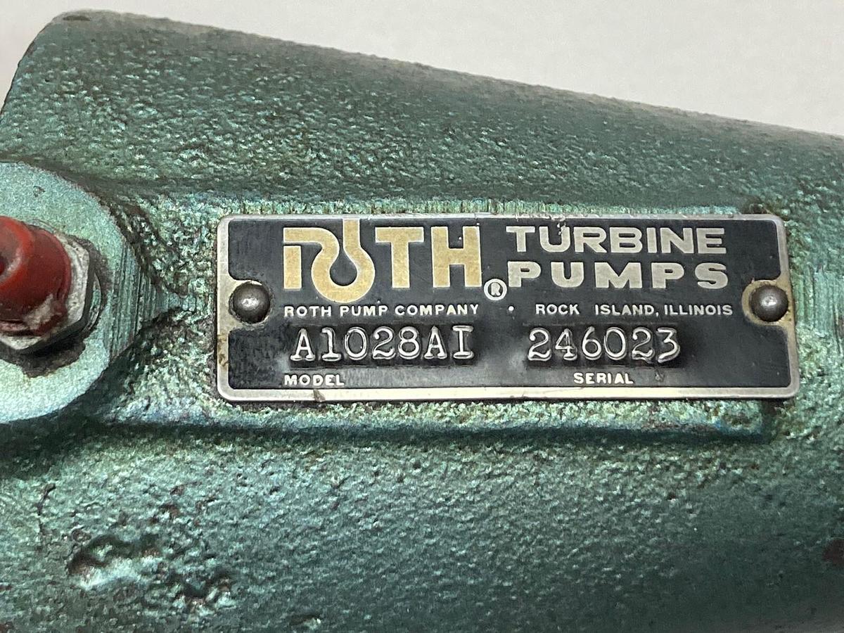 Used Roth,A1028AI,Turbine Pump