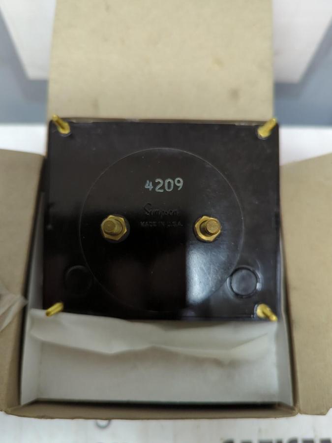 SIMPSON WESCHLER,ALL 033701359,PANEL METER 0-200AC NOS