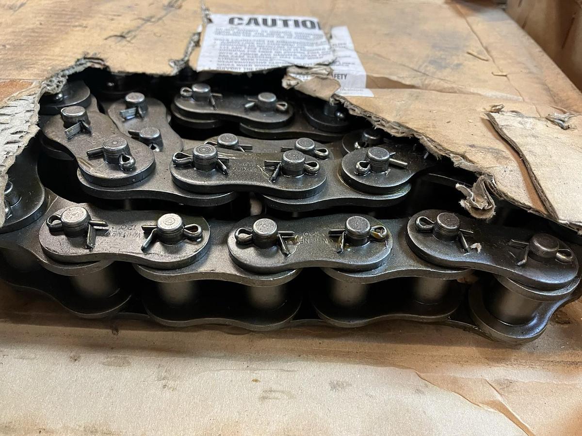 WHITNEY EXCEL,120-CB,ROLLER CHAIN 1-1/2" PITCH 80LINKS 10FT COTTER