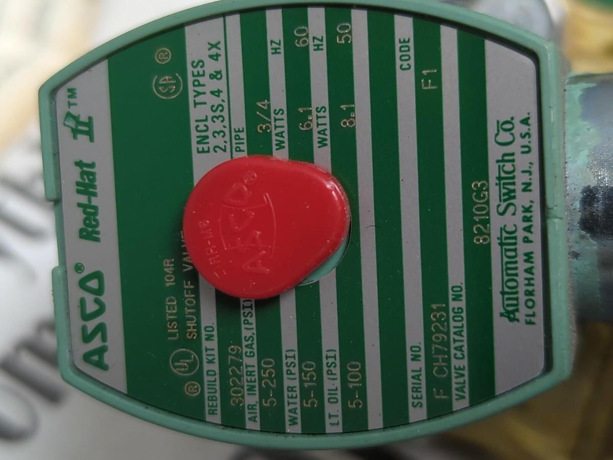 ASCO,8210G3,SOLENOID VALVE NOS
