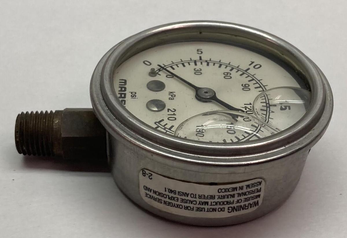 Used Marsh,0-30 psi,Pressure Gauge