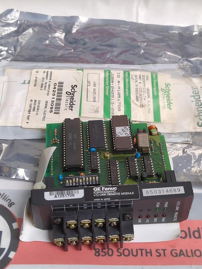 GE,IC610CCM111C,I/O LINK REMOTE MODULE NOS
