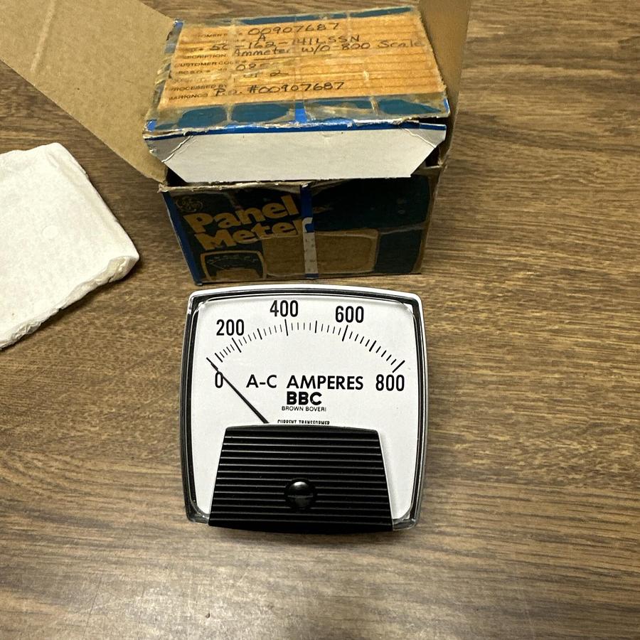 BBC,162141LSSN7MNS,0-800 Amp Meter