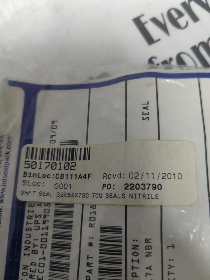 Used TCM,32X52X75SC,SEALS LOT OF 2 NOS