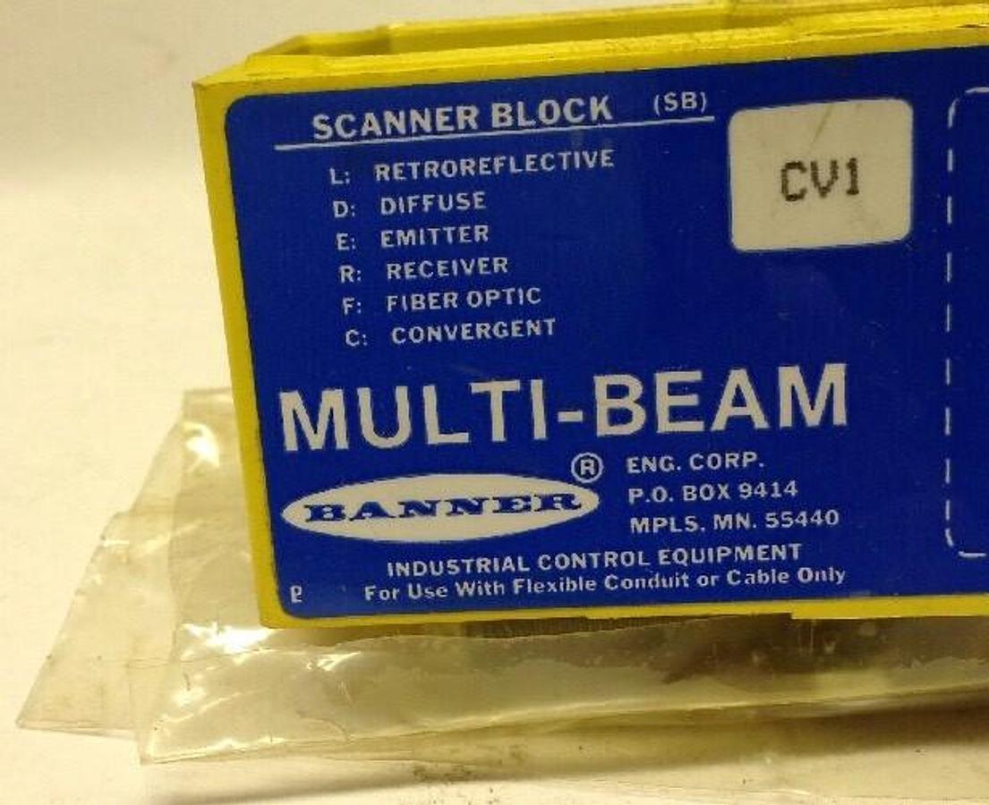 Banner,SBCV1,Multi-Beam Convergent Scanner Block