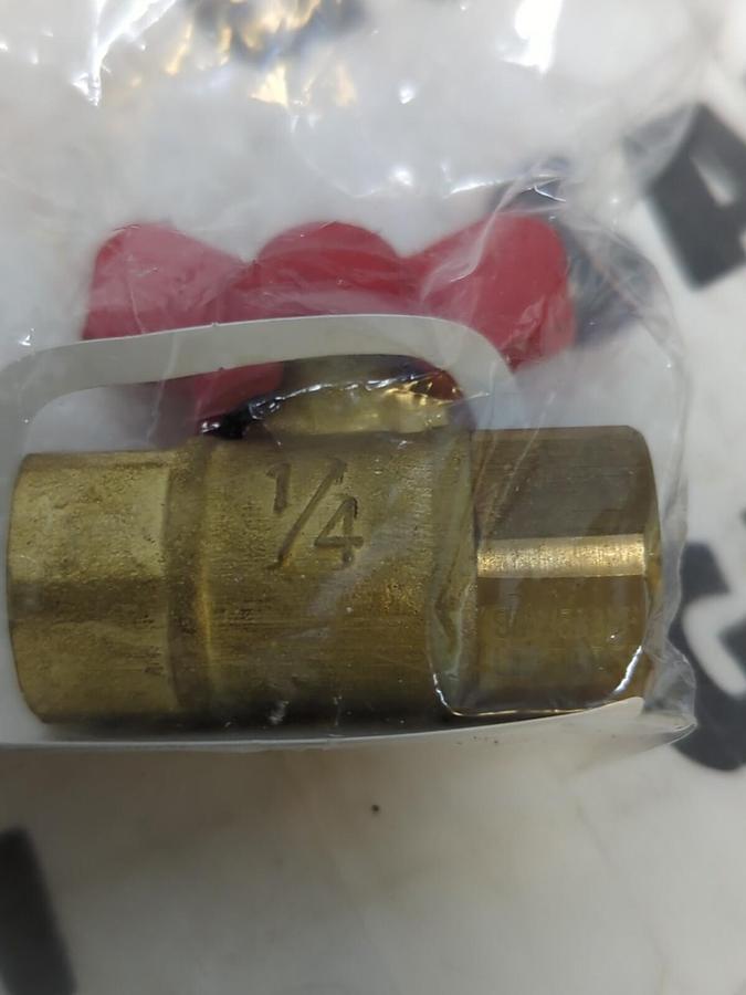 WINTERS,SMV533LF,T-HANDLE MINI BALL VALVE FEMALE X FEMALE 1/4 INCH NEW
