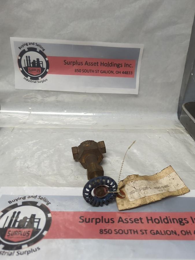 FAIRBANKS,U-01,GLOBE VALVE 1/8 INCH 150-S 300 WOG NOS