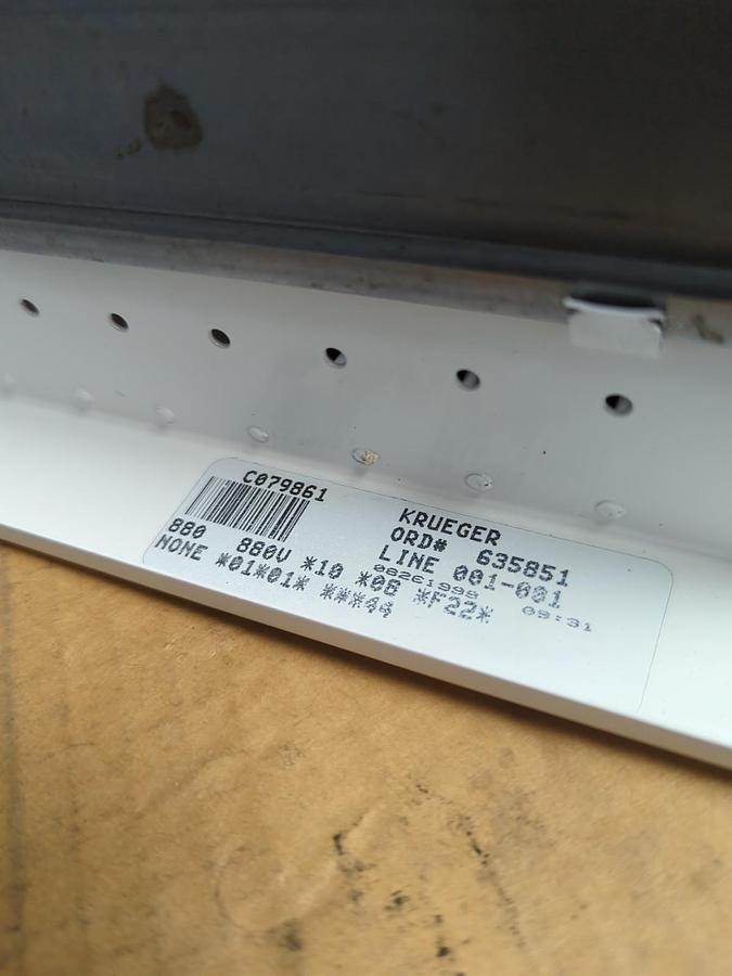 Used KRUEGER,880V,GRILL VENT REGISTER 10 X 8 INCH NOS