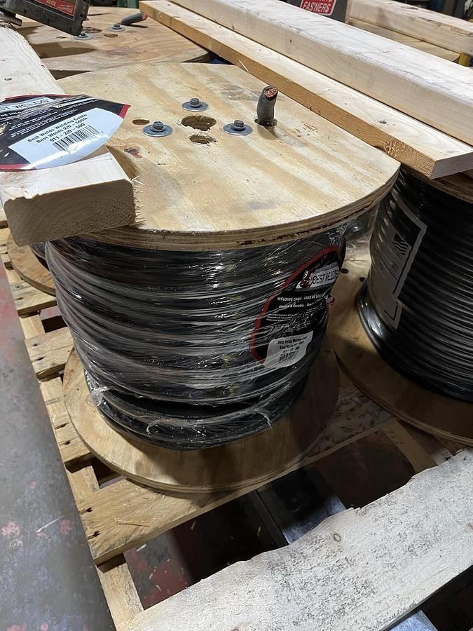 Used Best Welds,911-2/0-500,WELD CABLE 500' 2/0  600V