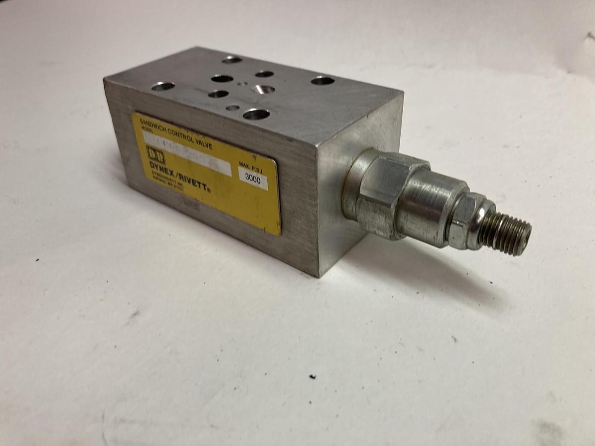 Dynex/Rivett,S8820-D03-P-V-20,Hydraulic Inlet Pressure Reducing Valve 3000PSI