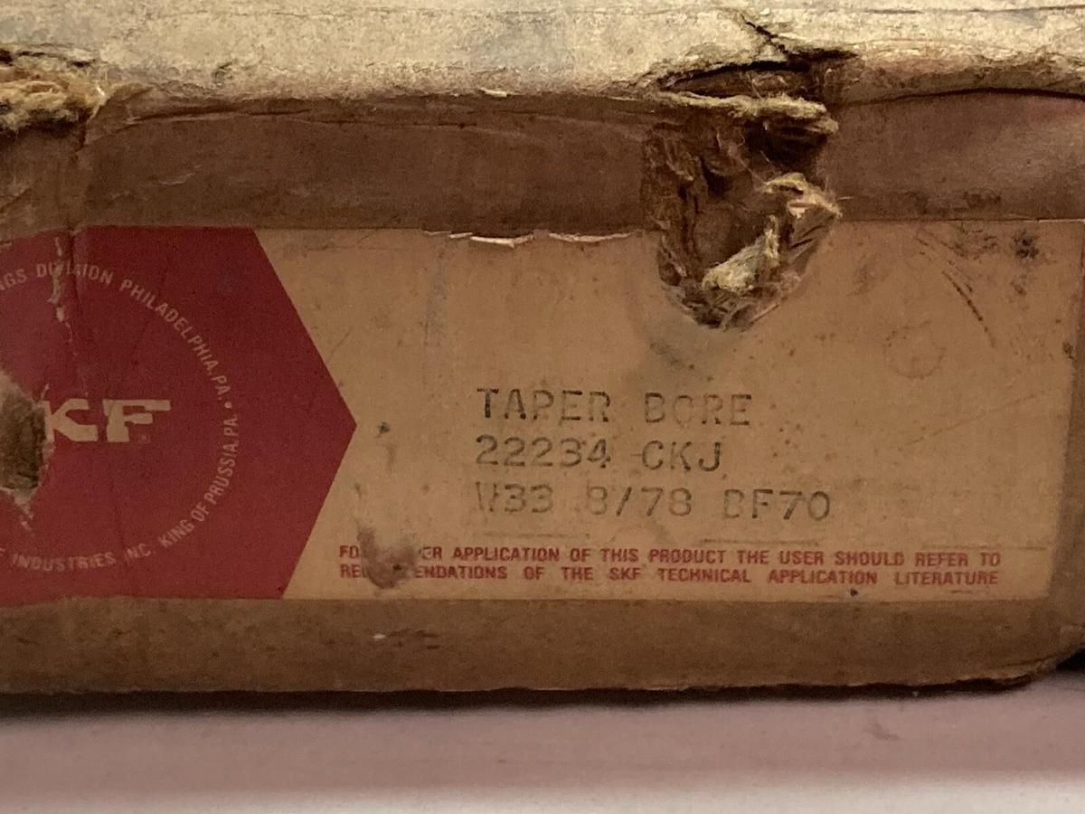 Used SKF,22234 CKJ,Tapered Bore Bearing