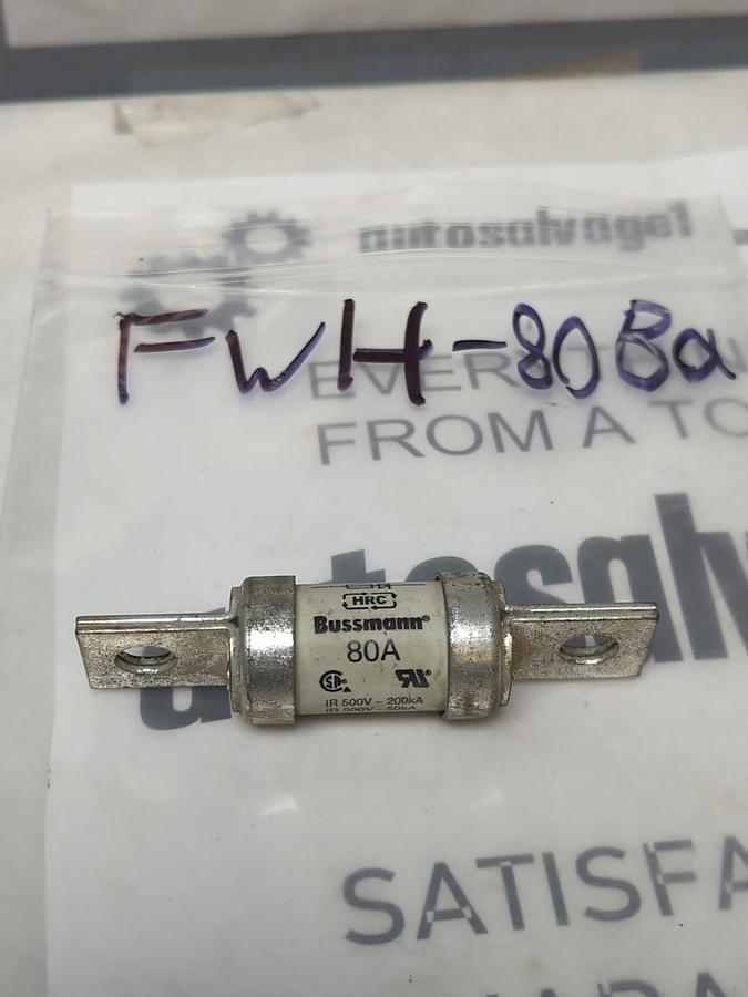 COOPER BUSSMANN,FWH-80BA,BUSSMANN 80 AMP FUSE NOS