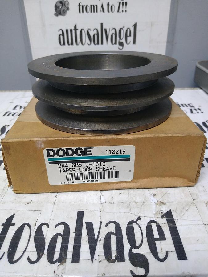 DODGE,118219,TAPER-LOCK SHEAVE 2A4.6B5.0-1610 NOS