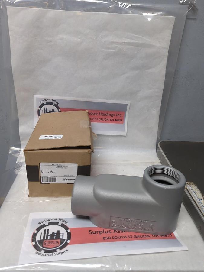 APPLETON,LB67-SA,FM7 CONDUIT BODY 2 INCH NOS