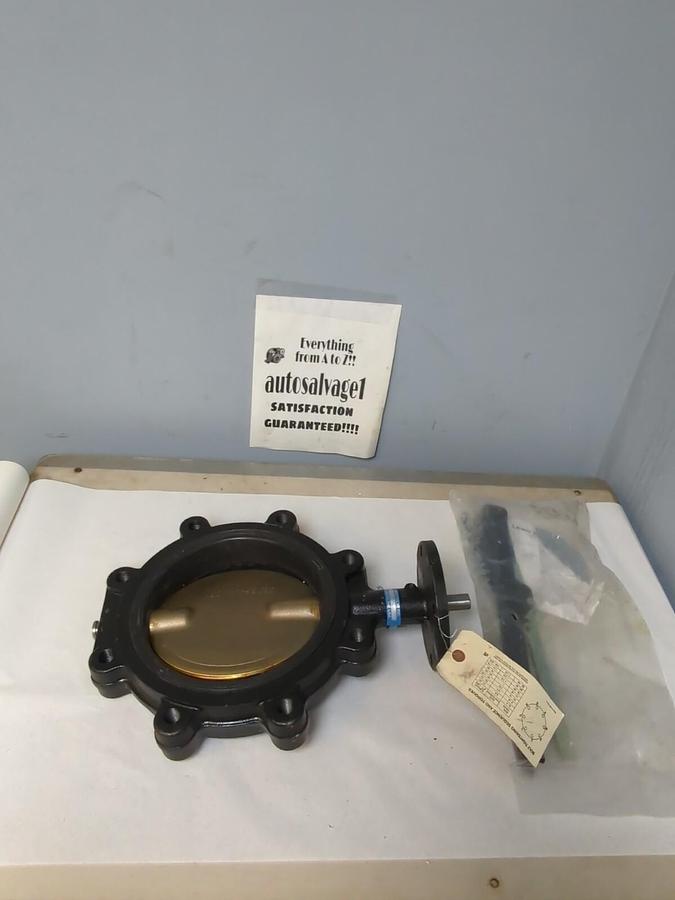 MILWAUKEE VALVE,ML233E,BUTTERFLY VALVE PIPE SIZE 8 IN WITH HANDLE MISSING BOX