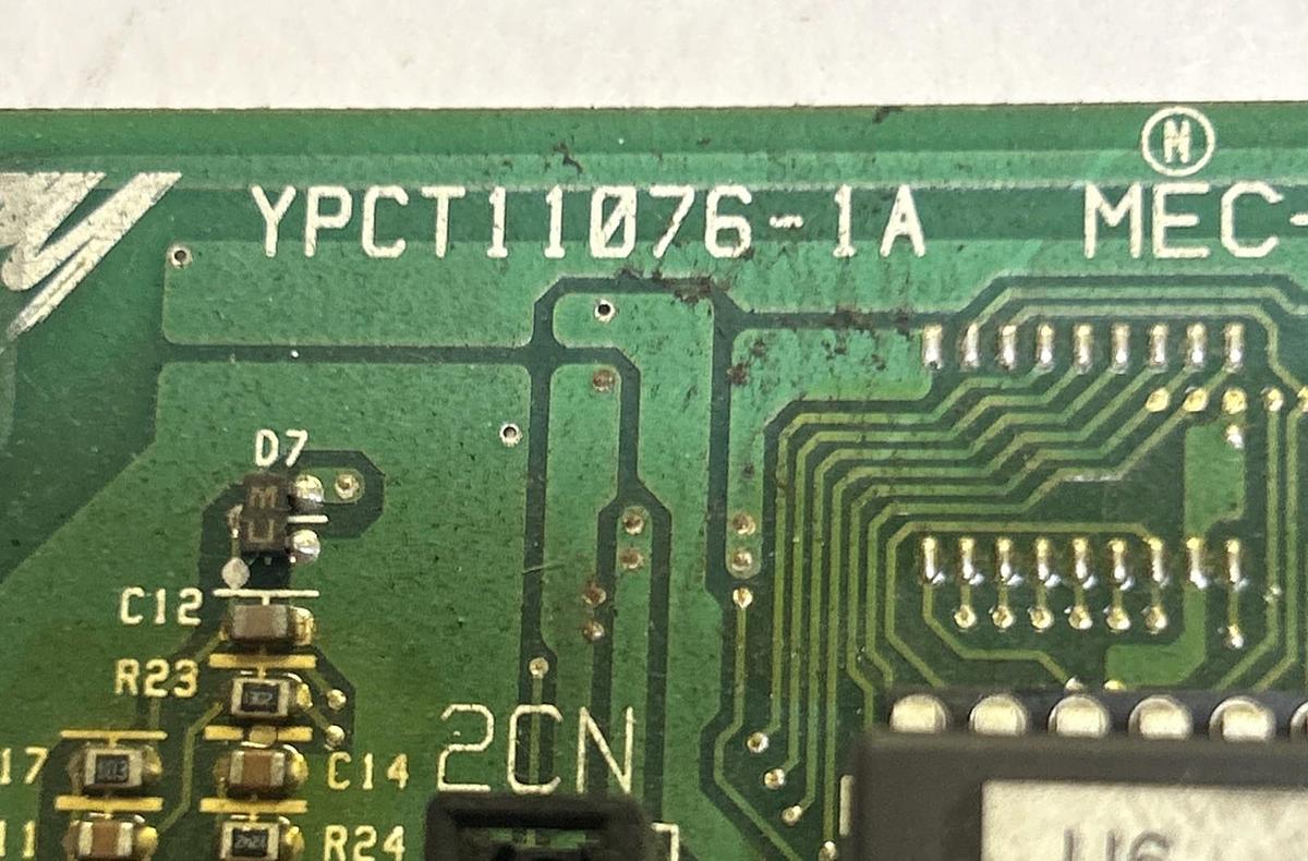 Used YASKAWA ELECTRIC,YPCT11076-1A,DRIVE CONTROL BOARD