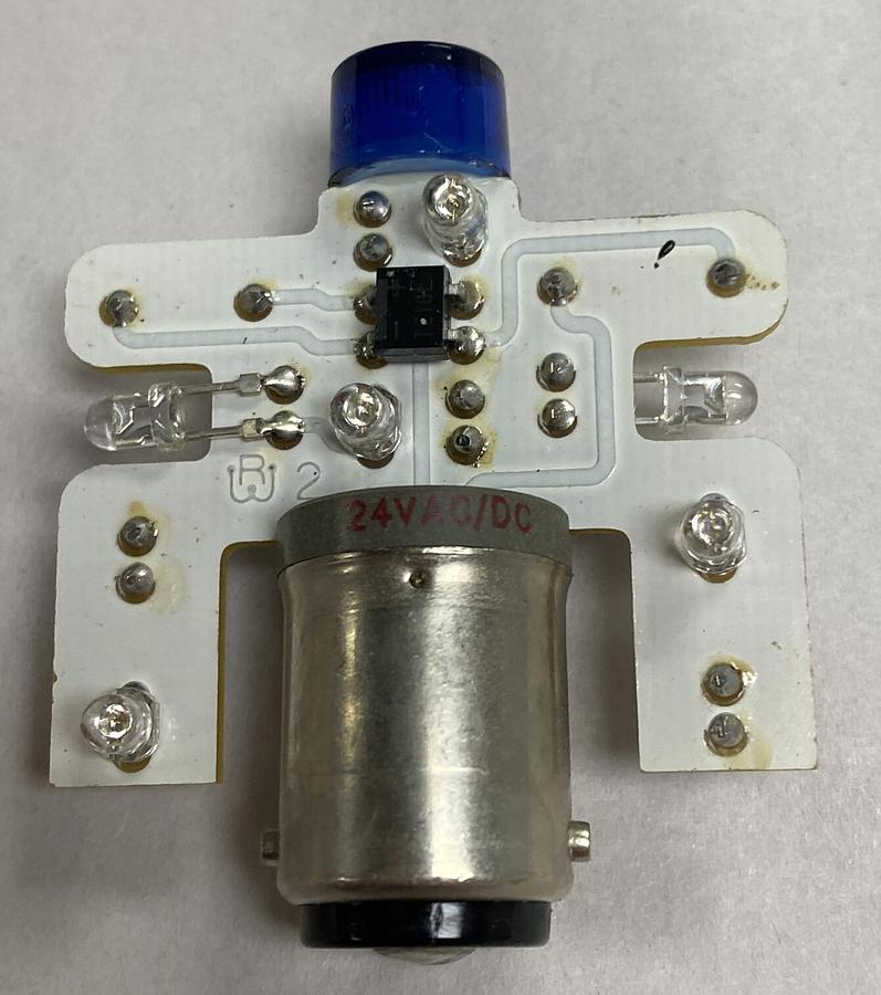 Allen-Bradley,855T-LL24B,Ser A LED Lamp Socket-Mount Blue 24VAC/DC