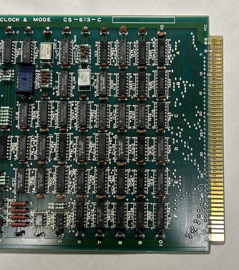 Used UNBRANDED,CS-613-C,CLOCK & MODE CIRCUIT BOARD