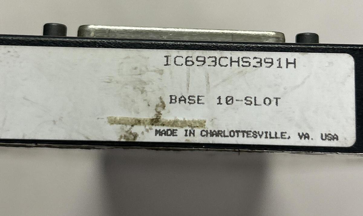 Used GE FANUC,IC693CHS391H,10 SLOT EXPANSION BASEPLATE