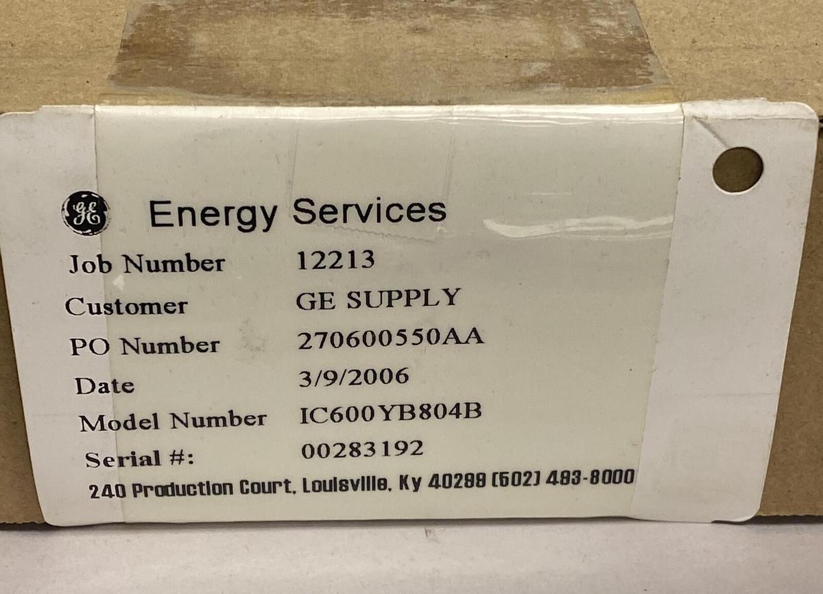 Used General Electric,IC600YB804B,AC/DC Input Module Refurbished