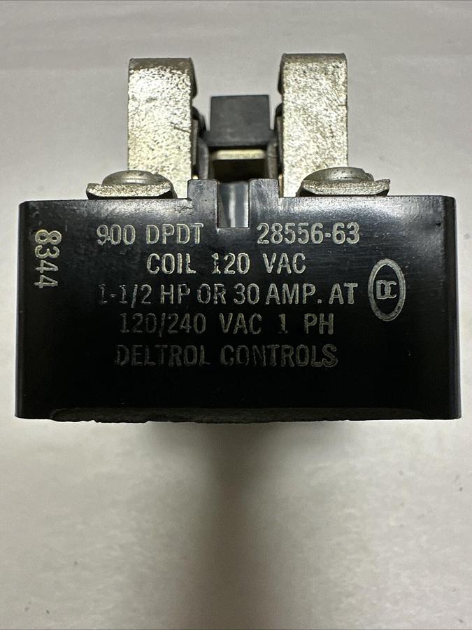 Used Detrol,900DPDT 28556-63,Relay 120/240 VAC 1PH (G047)