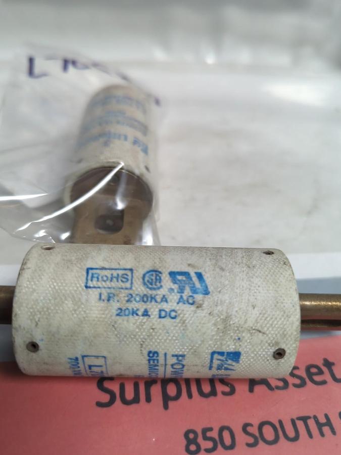Used LITTELFUSE,L70S200,POWR-GARD FUSE 200 AMP LOT OF 2 PRE-OWNED