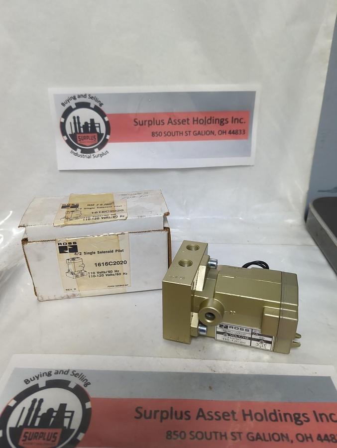 ROSS,1616C2020,4/2 SINGLE SOLENOID PILOT NOS