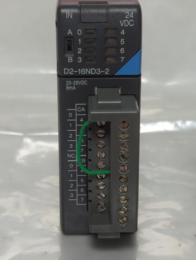 Used AUTOMATION DIRECT,D2-16ND3-2,DIRECT LOGIC INPUT RELAY MODULE LOT OF 2 PRE-OWNED