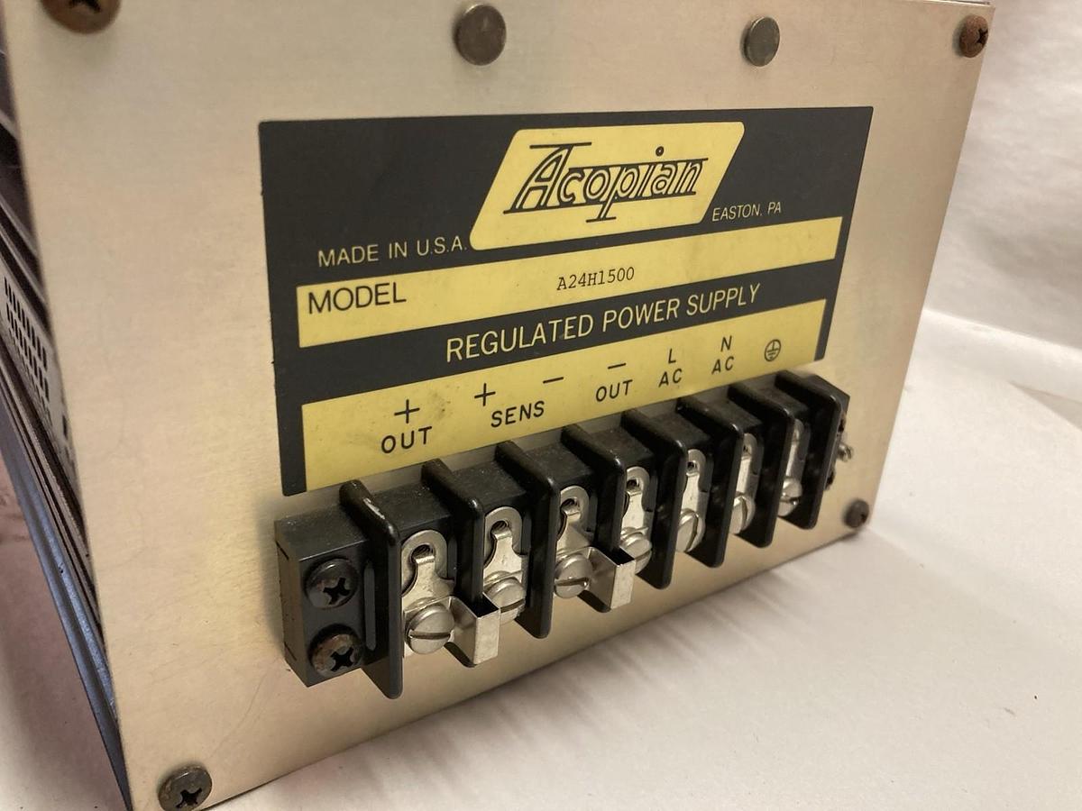 Used Acopian,A24H1500,Regulated Power Supply