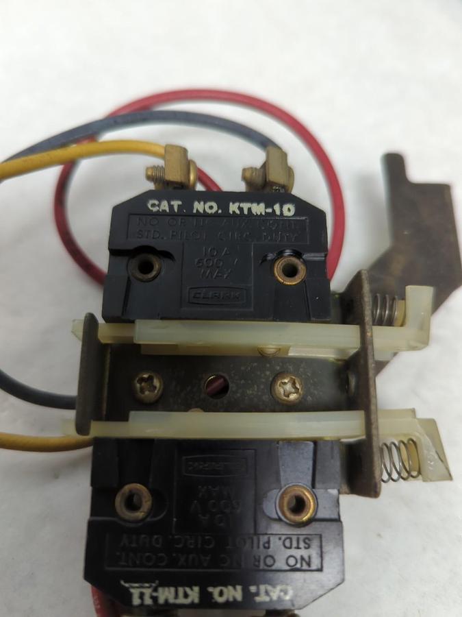 Used JOSLYN CLARK,KTM-11/KTM-10,AUXILIARY CONTACTS START-STOP UNIT PRE-OWNED