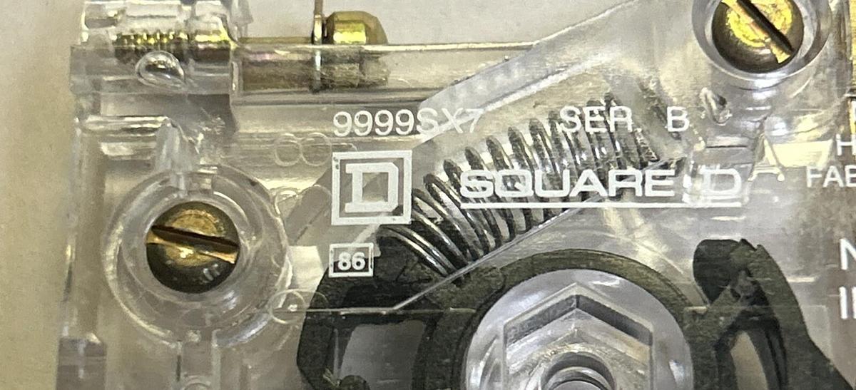 SQUARE D,9999SX7,AUXILIARY CONTACT NOS