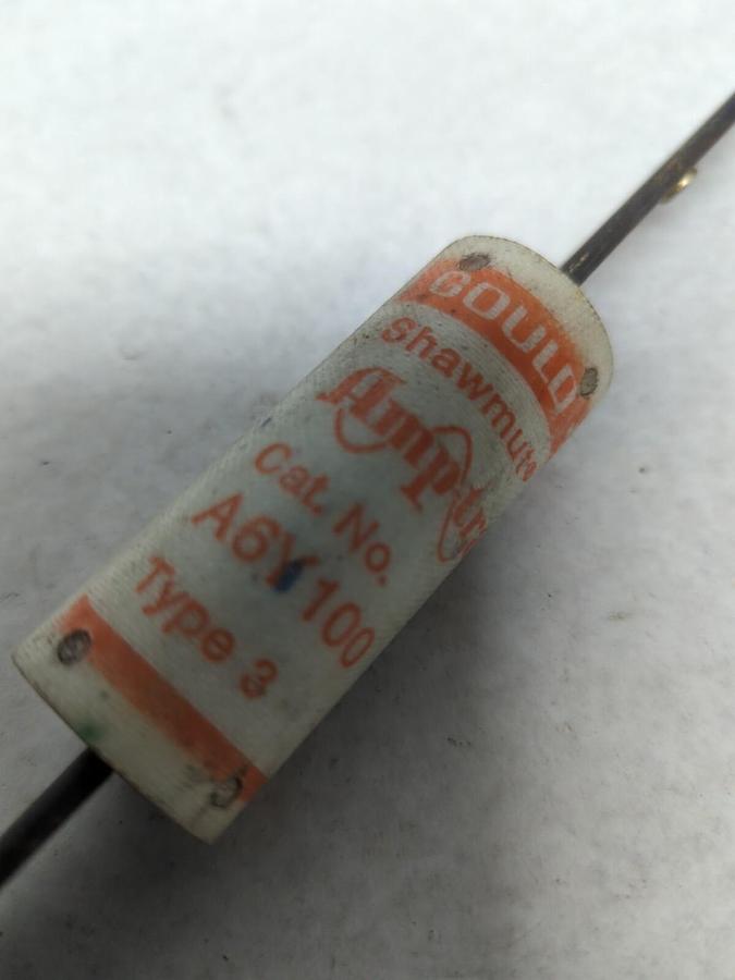 Used GOULD SHAWMUT,A6Y100,AMP-TRAP 100 AMP FUSE PRE-OWNED