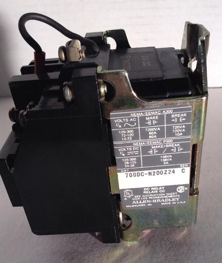 Allen-Bradley,N200Z24-N200Z24,Type N Control RelaySeries C