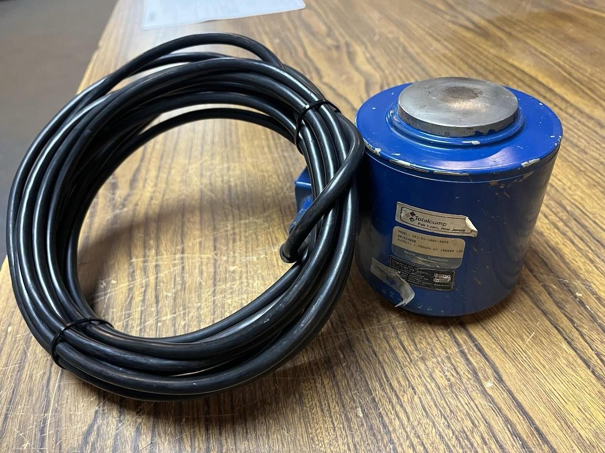 Used TOTALCOMP,CP1-D1-100K-30PS,LOAD CELL 1.75MV/V 110K LBS