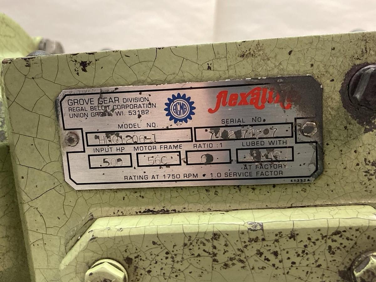 Used Flexaline,Model HM01206-1,Gear Speed Reducer 56C Frame Ratio 6:1 0.500Hp