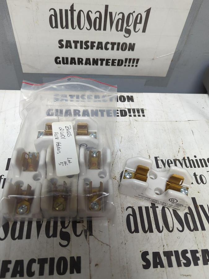 COOPER BUSSMANN,2601,CERAMIC FUSE HOLDER 30A/250V LOT OF 5 NOS