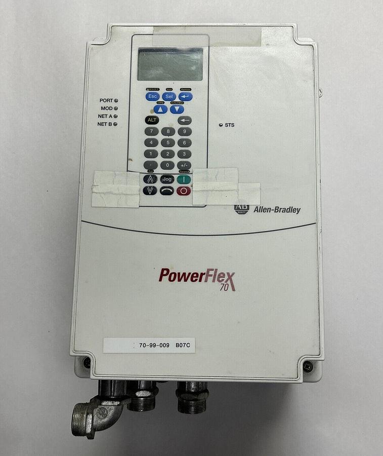 Used ALLEN BRADLEY,20AD014C3AYNANNN,VFD SER A AC DRIVE POWERFLEX 70 14A 7.5KW 10HP