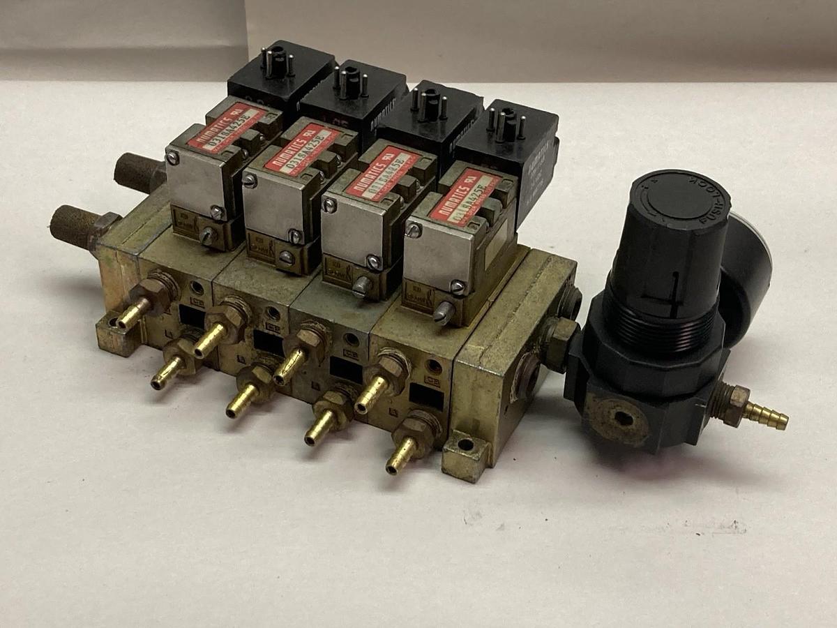 Used Numatics,031SA425E,Solenoid Valve w/Valve Block