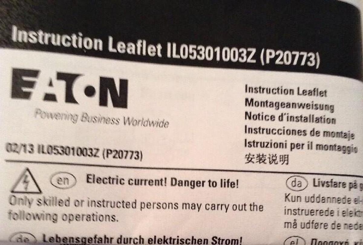 Eaton Inductive Sensor,E57-12LE06-CP, Tubular Housing  Series G1