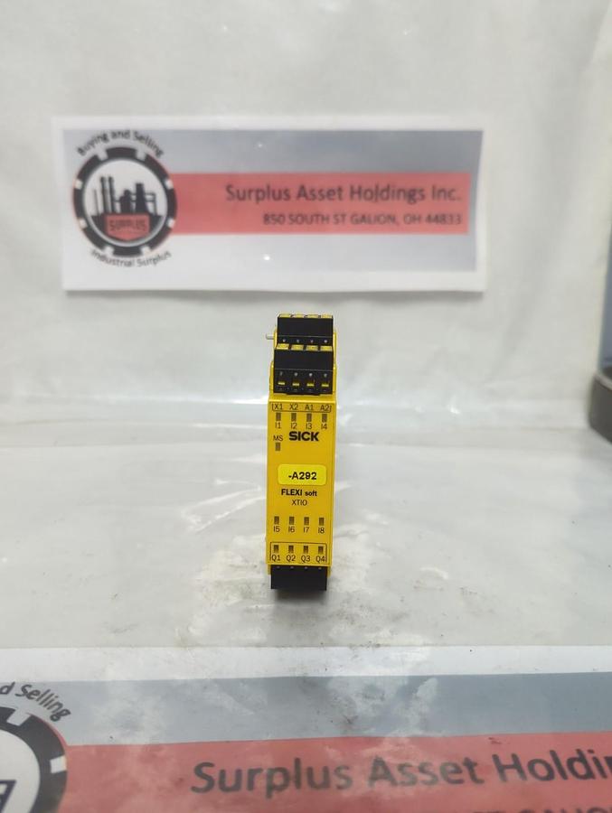 Used SICK,FX3-XT1084002,SAFETY RELAY MODULE PRE-OWNED