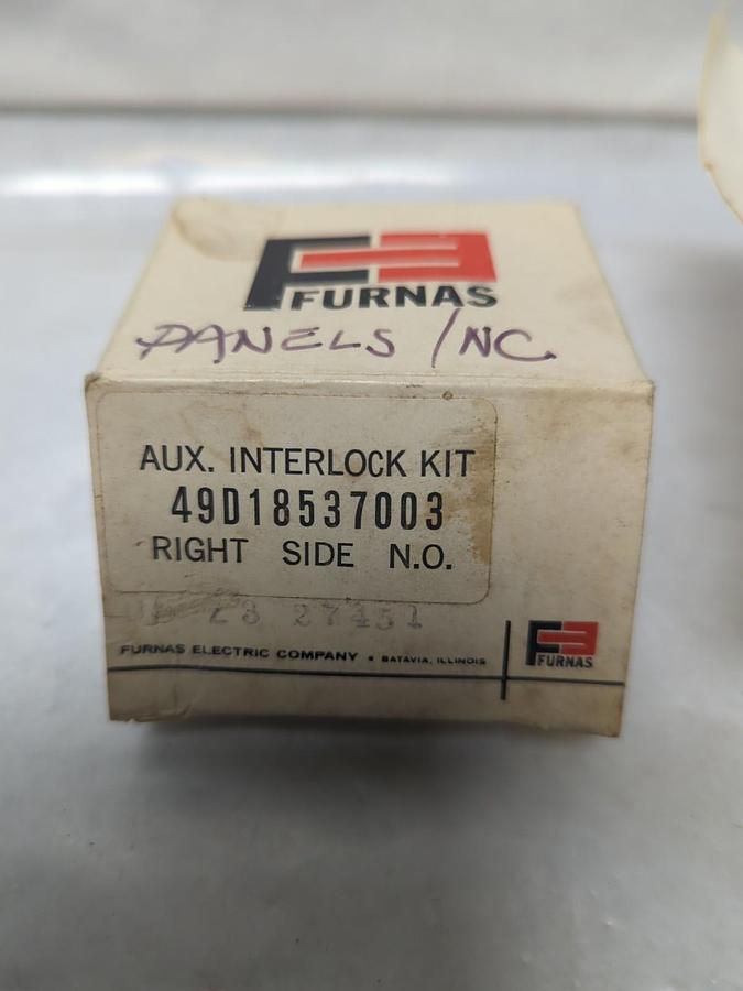 FURNAS,49D18537003,AUXILIARY INTERLOCK KIT RIGHT SIDE N.O NOS