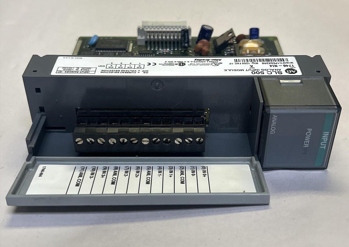 Used ALLEN BRADLEY,1746-NI4,ANALOG INPUT MODULE