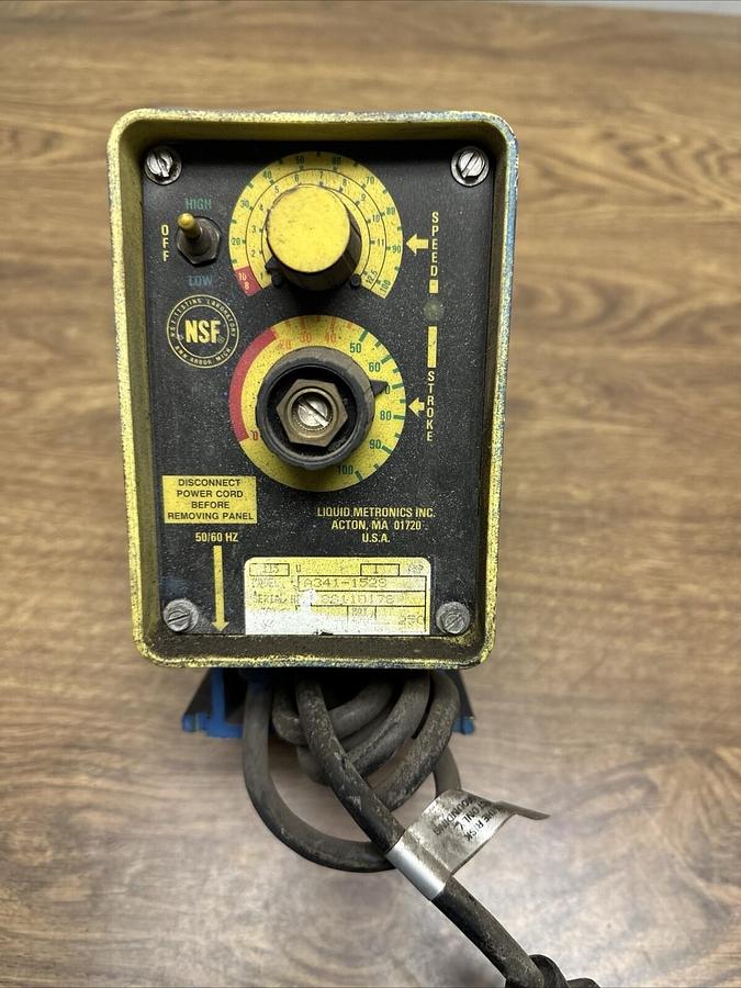 Used Liquid Metronics,A341-152S,Dosing Pump