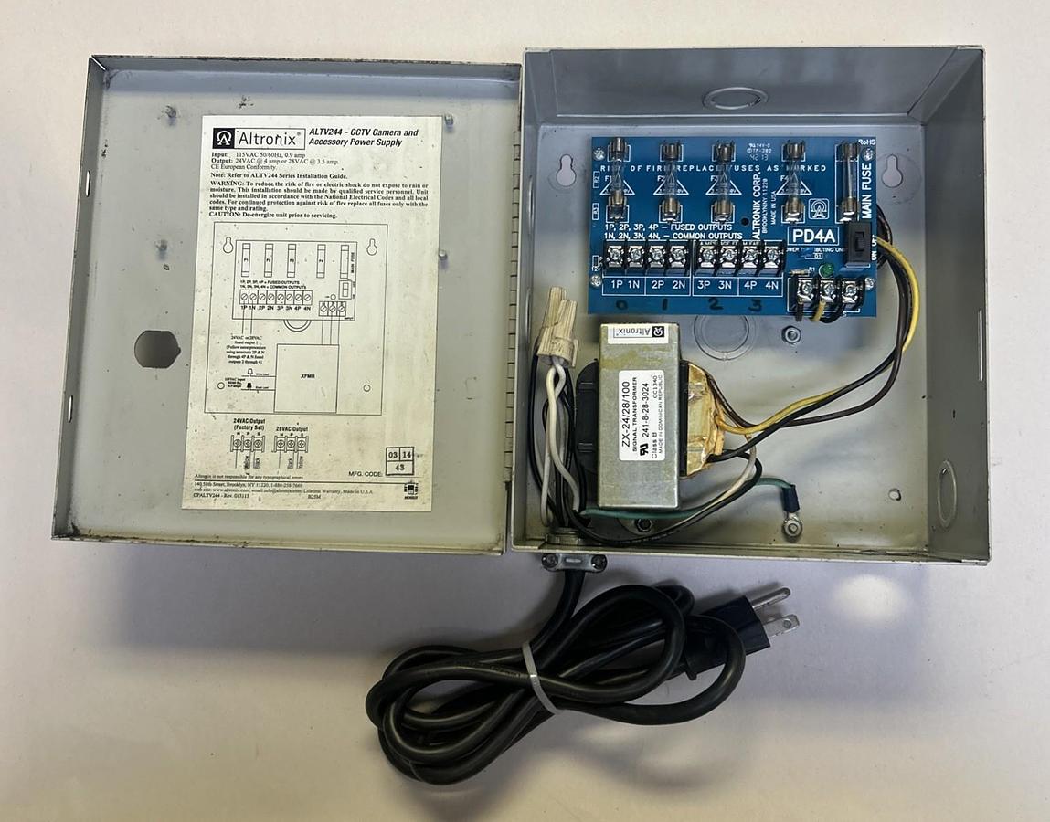 Used ALTRONIX,ALTV244,POWER SUPPLY