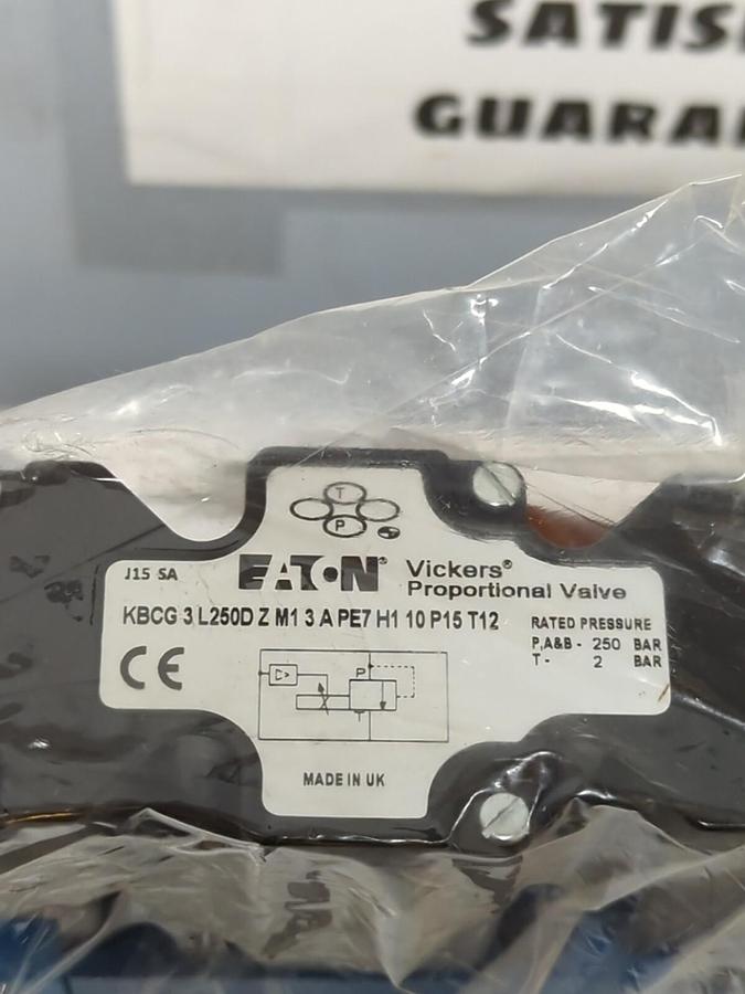 EATON VICKERS,KBCG8W2503ZM13APE7H110, PROPORTIONING PRESSURE RELIEF VALVE..NEW!