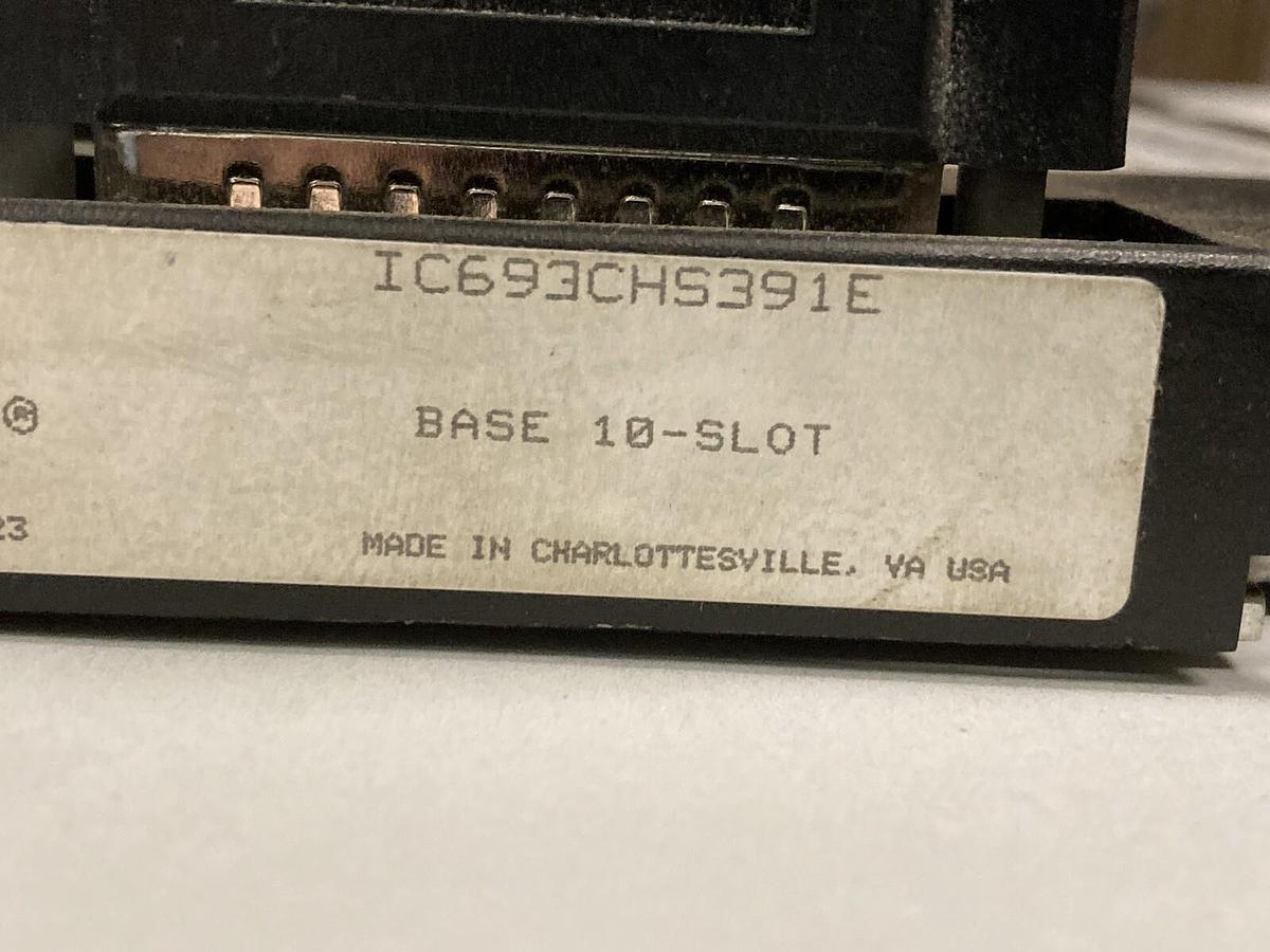 Used GE Fanuc,1C693CHS391E,10-Slot Programmable Controller Base