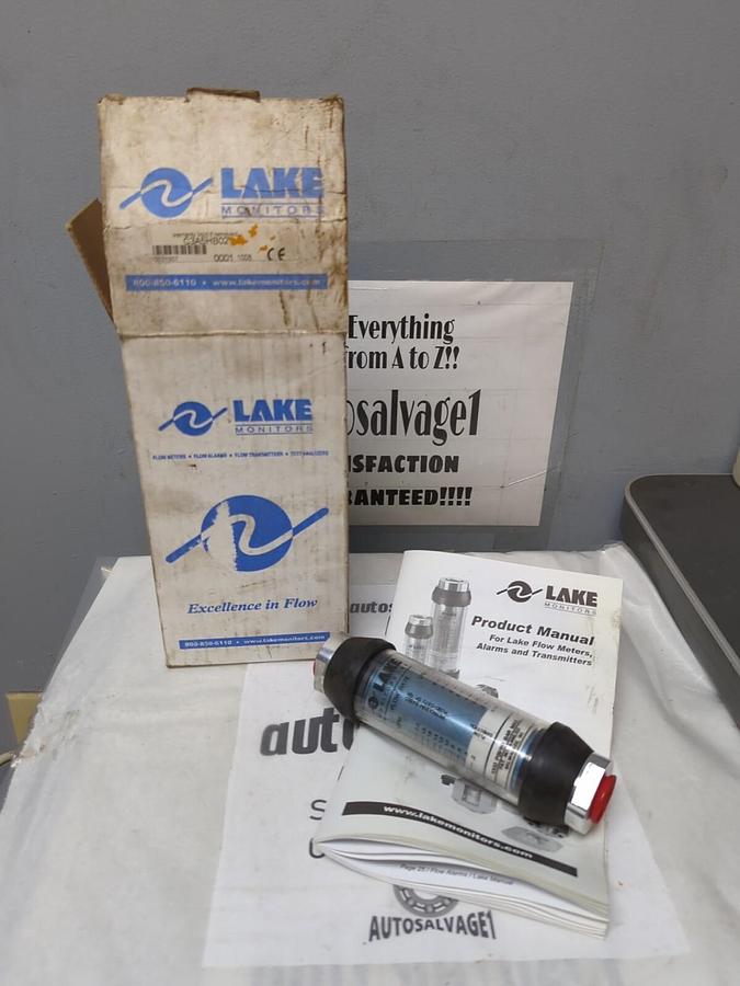 LAKE MONITORS,C3A5HB02,FLOW METER 1000 PSI/69 BAR MAX NOS
